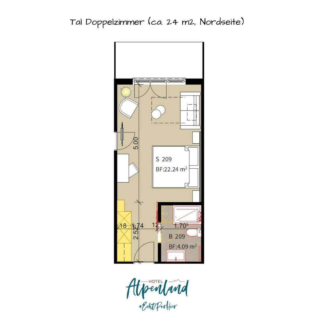 גשטאט Hotel Alpenland מראה חיצוני תמונה