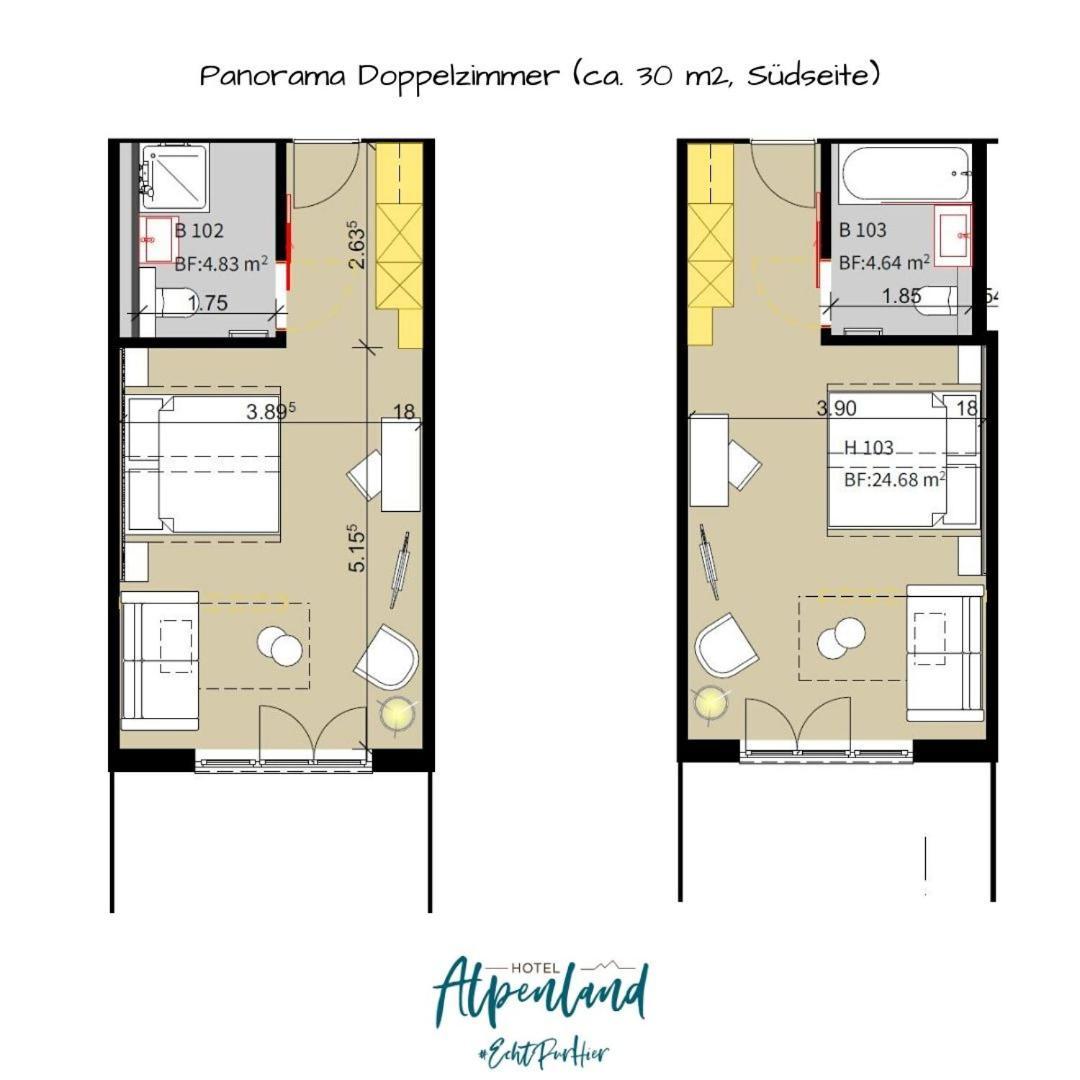 גשטאט Hotel Alpenland מראה חיצוני תמונה