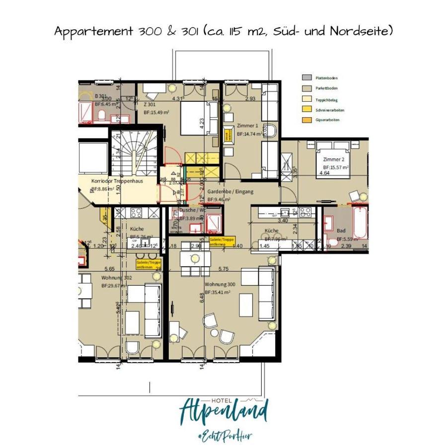 גשטאט Hotel Alpenland מראה חיצוני תמונה