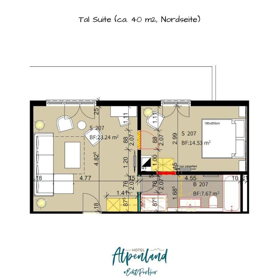 גשטאט Hotel Alpenland מראה חיצוני תמונה